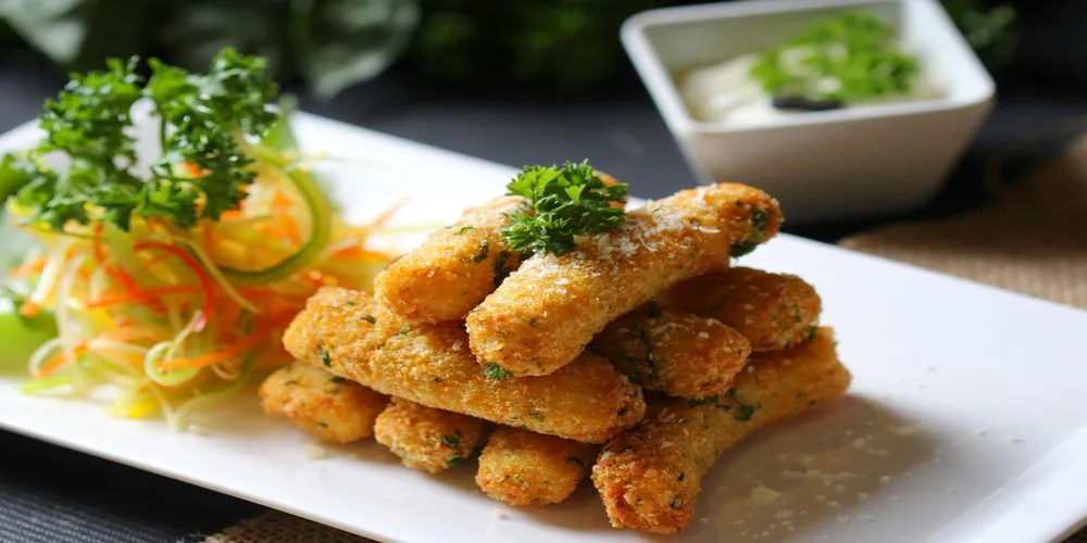 Air Fryer Mozzarella Sticks