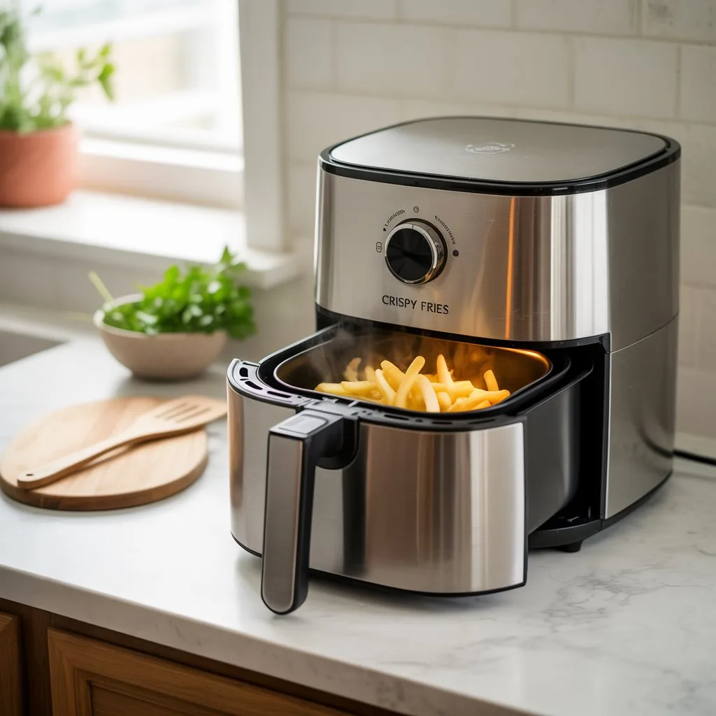 an image-of-a-stainless-steel-air-fryer